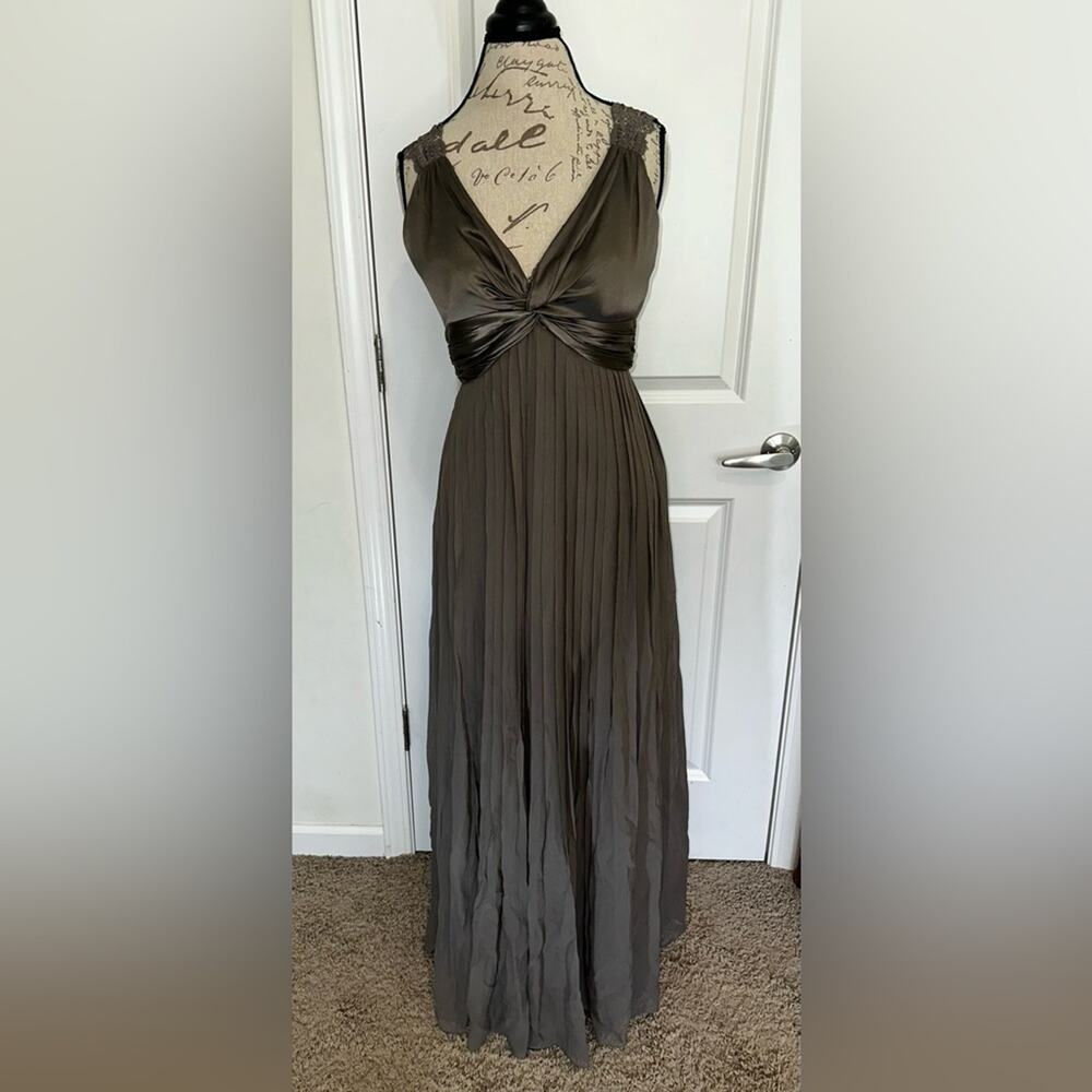 BCBG MaxAzria Grecian Gown Sz 8 Prom Formal Wedding Cosplay Goddess Bridesmaid - Picture 2 of 16